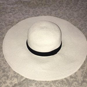 White Floppy Hat